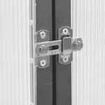 vidaXL Serre avec cadre de base anthracite 169x169x195 cm aluminium