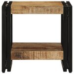 Table basse vidaXL 40x50x38 cm en bois de manguier massif