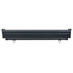 vidaXL Auvent latéral de balcon 120x250 cm Gris