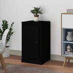 vidaXL Buffet noir 37 5x35 5x67 5 cm bois d'ingénierie
