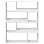 vidaXL Bibliothèque blanc 100x33x125 5 cm bois d'ingénierie