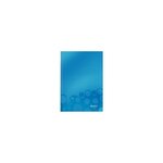 LEITZ Cahier Couverture A5 Petits Carreaux Bleu