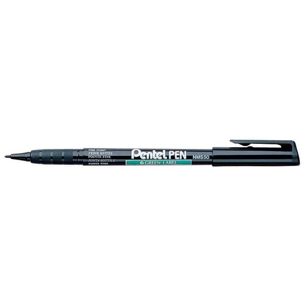 Marqueur permanent pentel pen pointe fine noir x 12 pentel