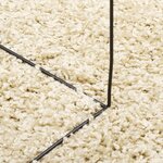 vidaXL Tapis shaggy PAMPLONA poils longs moderne doré Ø 120 cm