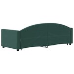 vidaXL Lit de jour avec gigogne et tiroirs sans matelas 80x200 cm