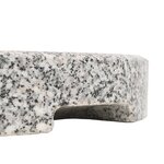 vidaXL Socle de parasol Granite Rond 20 kg