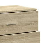 vidaXL Buffets 3 Pièces Chêne sonoma Bois d'ingénierie