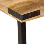 vidaXL Tables basses gigognes 3 Pièces bois massif de manguier et fer