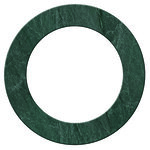 Numéro 0 - Numéro adhésif pour boîtes aux lettres- Pierre véritable 50 mm  Malachite