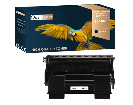 Qualitoner x1 toner 9004078 noir compatible pour oki