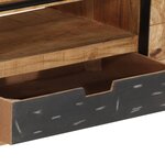 vidaXL Meuble TV 120x30x40 cm Bois massif de manguier