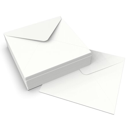 Lot de 250 enveloppe blanche 140x140 mm - La Poste