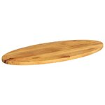 vidaXL Dessus de table 100x50x2 5 cm ovale bois massif de manguier