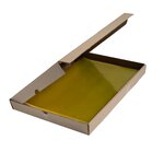 Etui Carton De 100 Pochettes Coin Pvc Lisse Haute Résistance 13/100e - A4 - Jaune - Exacompta
