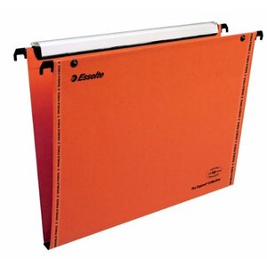 Boîte de 25 dossiers suspendu VMG Orange fond 30 mm pour Tiroir ESSELTE