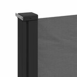 vidaXL Auvent latéral rétractable anthracite 180x300 cm