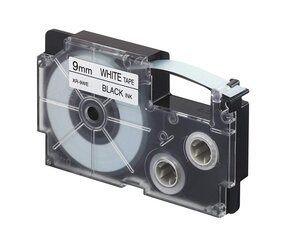 Ruban pour Label Printer 9 mm x 8 m Noir Sur Blanc CASIO