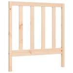 vidaXL Cadre de lit avec tête de lit 90x200 cm bois massif