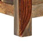 vidaXL Buffet Gris 100x30x50 cm Bois massif
