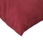 vidaXL Coussins de palette lot de 2 rouge bordeaux tissu oxford