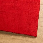 vidaXL Tapis HUARTE à poils courts doux et lavable rouge 240x240 cm