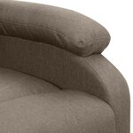 Vidaxl fauteuil releveur inclinable taupe tissu
