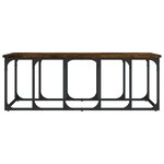vidaXL Table basse chêne fumé 100x50x35 5 cm bois d'ingénierie