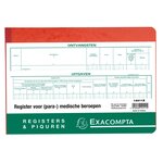 Piqûre Recettes Et Dépenses - Professions Libérales - Non Assujetties À La Tva - Texte Nl - 60 Pages - Blanc - Exacompta