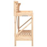 vidaXL Banc de rempotage avec treillis bois massif de sapin