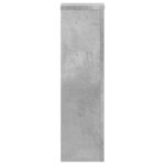 vidaXL Supports pour plantes 2 Pièces gris béton bois d'ingénierie