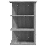 vidaXL Armoire latérale Sonoma gris 35x35x55 cm Bois d'ingénierie
