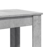 vidaXL Table de bar gris béton 51x50x103 5 cm bois d'ingénierie