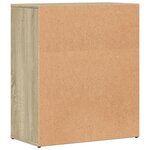 vidaXL Buffet chêne sonoma 60x31x70 cm bois d'ingénierie