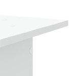 vidaXL Supports pour plantes 2 Pièces blanc 30x30x60 cm bois d'ingénierie