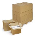 5 cartons d'emballage 25 x 25 x 20 cm - Double cannelure