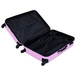 vidaXL Valise rigide Rose ABS