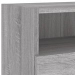 vidaXL Meubles TV muraux 2Pièces sonoma gris 100x30x30 cm bois ingénierie