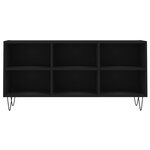 vidaXL Meuble TV noir 103 5x30x50 cm bois d'ingénierie