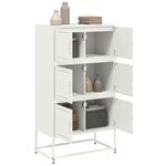 vidaXL Buffet rose 68 5x38 5x123 5 cm acier