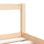 vidaXL Cadre de lit pour enfant et tiroirs 80x160cm bois de pin massif