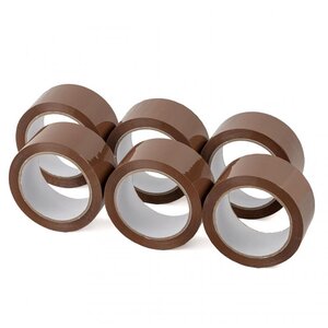 Lot de 6 adhésifs havanes polypropylènes