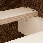 vidaXL Cadre de lit tête de lit et pied de lit chêne marron 160x200 cm
