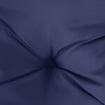 vidaXL Coussins de banc de jardin lot de 2 bleu marine 180x50x7 cm