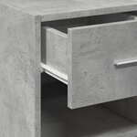 vidaXL Buffet gris béton 40x42 5x93 cm bois d'ingénierie