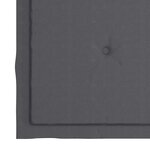 vidaXL Chaises de jardin et coussins anthracite lot de 4 Bois de teck