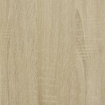 vidaXL Bureau chêne sonoma 103 5x56 5x94 cm bois d'ingénierie