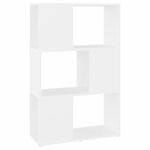 vidaXL Bibliothèque/Séparateur de pièce Blanc 60x24x94 cm