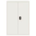 vidaXL Classeur blanc 90x40x180 cm acier