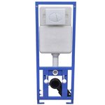 vidaXL Réservoir haut dissimulé 11 L 41 x 14 x (110-125) cm