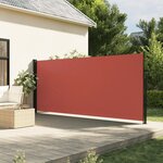 vidaXL Auvent latéral rétractable terre cuite 160x600 cm